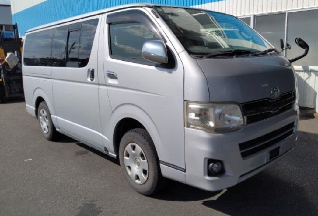 Front right of the Toyota Hiace