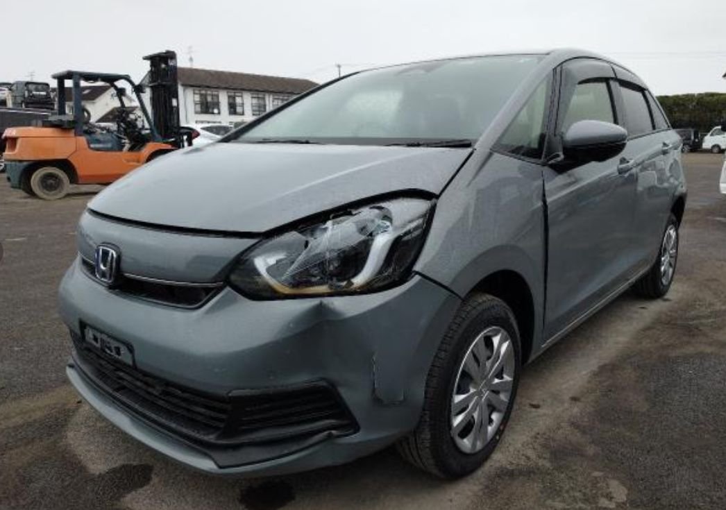 Front left of the Honda Fit