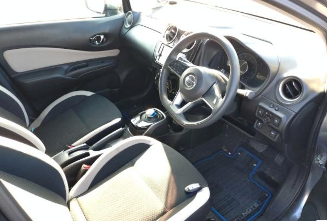 Right-hand-drive interior and steering wheel