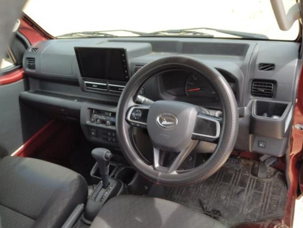 Right-hand-drive dashboard and steering wheel